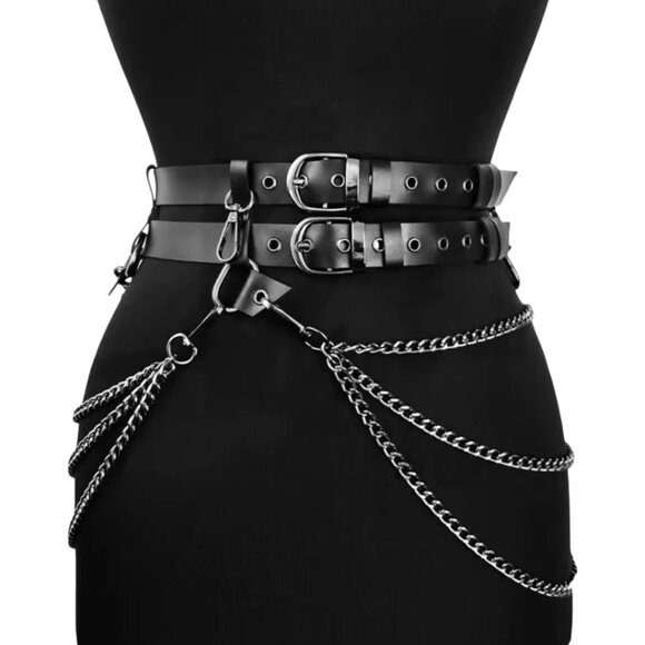The Unbranded Brand Accessories - Fashion Female Street Style corset Body Chain Tassels Belt